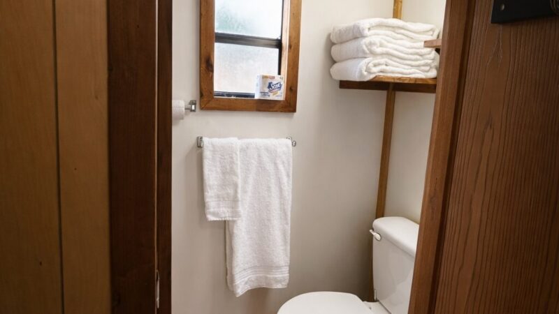 Deluxe Cabin Bathroom