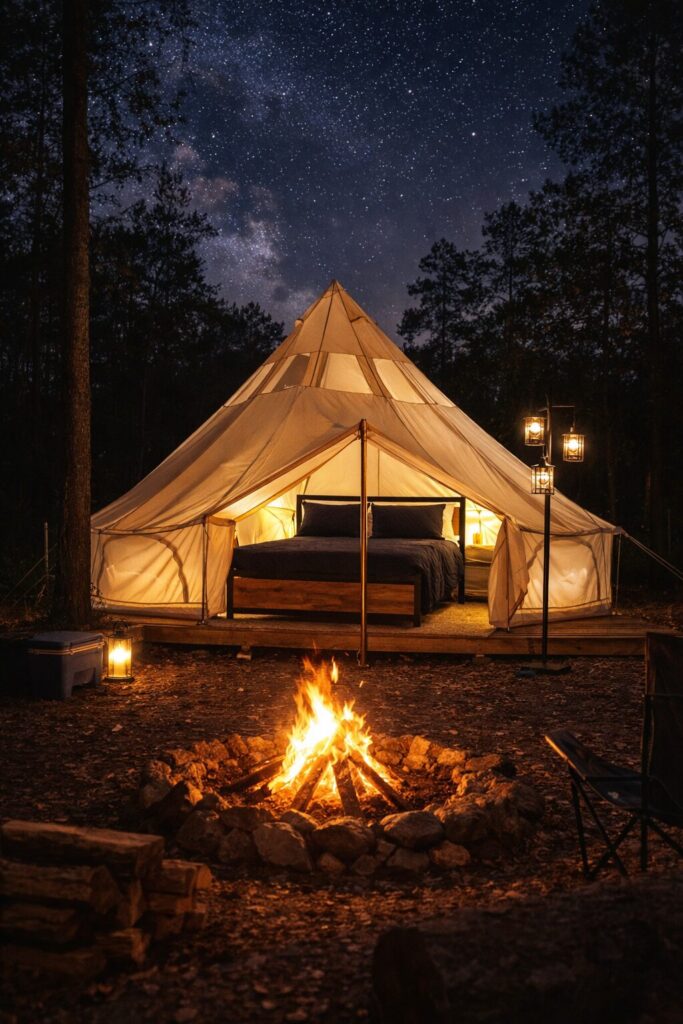 glamping tent