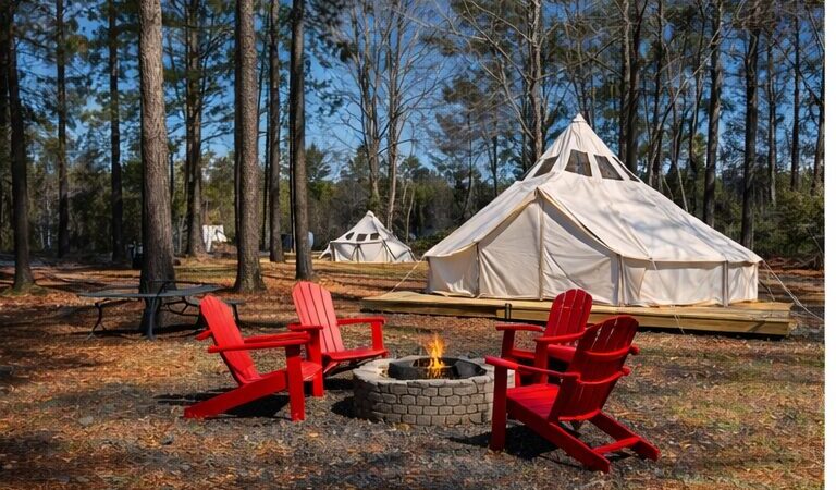 glamping tent