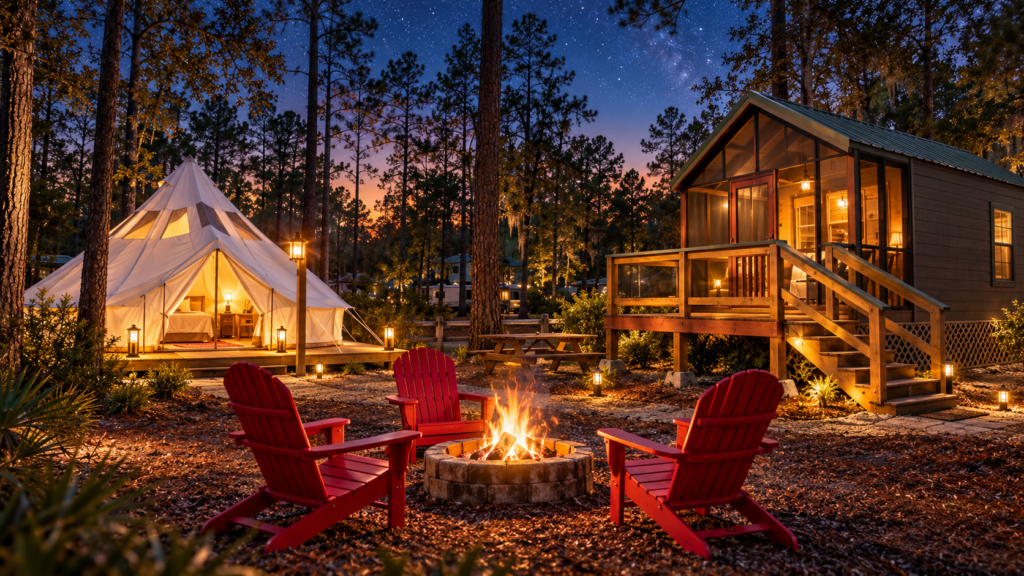 Okefenokee winter camping